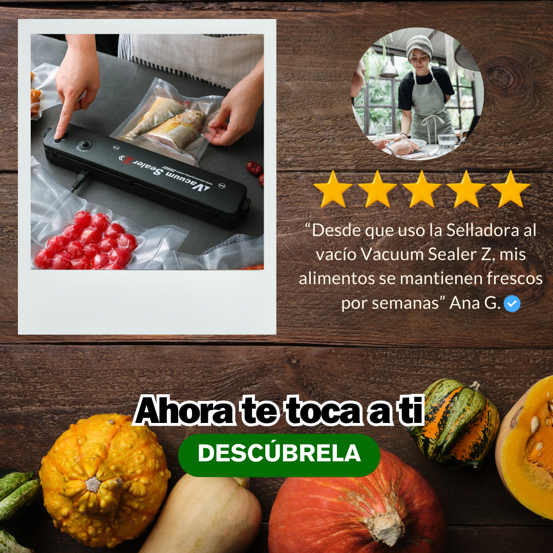 Selladora Al Vacio + 10 Bolsas Gratis🎁