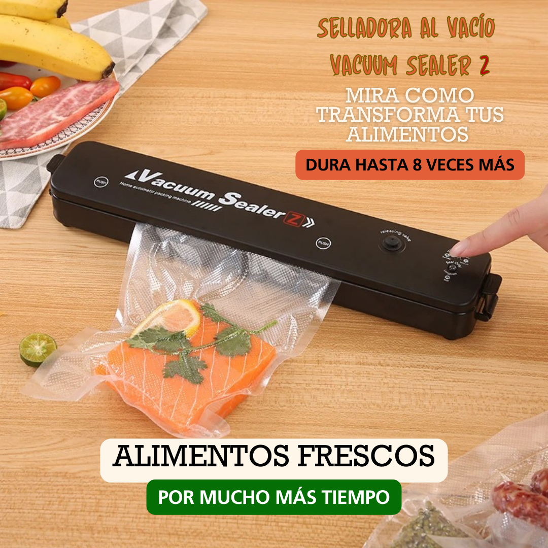 Selladora Al Vacio + 10 Bolsas Gratis🎁